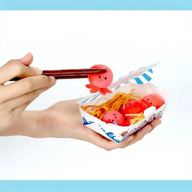 Cute Simulation Vegetable Seafood Plush Keychain Mini Food Design Bag Charm Creative Birthday Gift for Teens