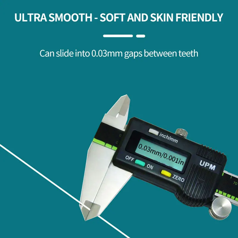 3pcs Ultraclean Mint Dental Floss Effective Plaque Removal,Teeth&Gum Protection Shred Resistant ForThoroughly Clean InTight Area image 6