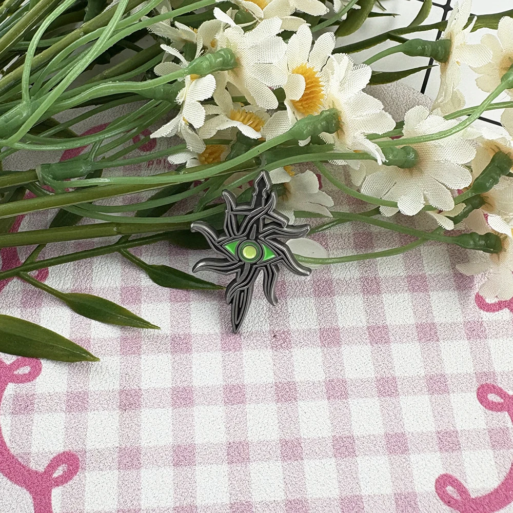 التنين العمر التحقق مستوحاة المينا بروش آر بي جي الألعاب السيف العين رمز ميرش التلبيب دبوس دافئ ألعاب هدية المشجعين هدية شارة الوصول #5