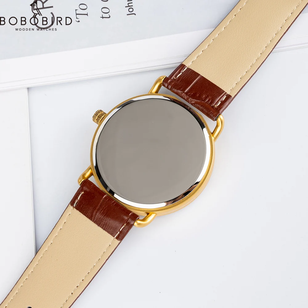 BOBO BIRD resina Reloj de hombre Relojes de cuarzo Relojes de pulsera de madera Reloj de hombre Reloj de pulsera azul Personalizar Dropshipping