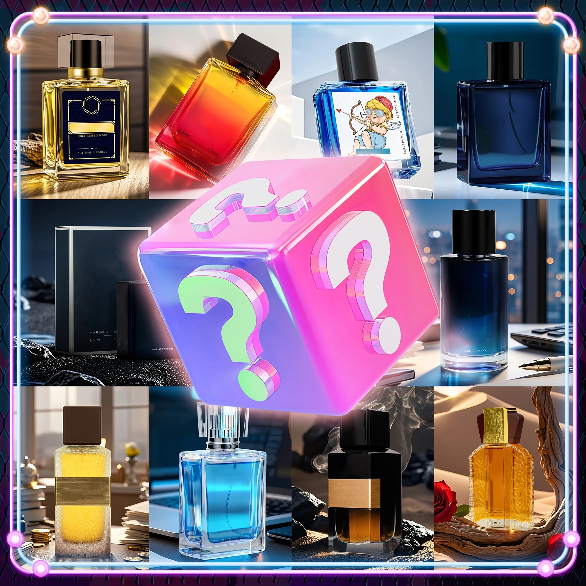 

Коллекция Luxury Perfume Mystery Box — 30 загадочных ароматов с экзотическими деревянными и свежими цитрусовыми заметками, высококачественная упаковка