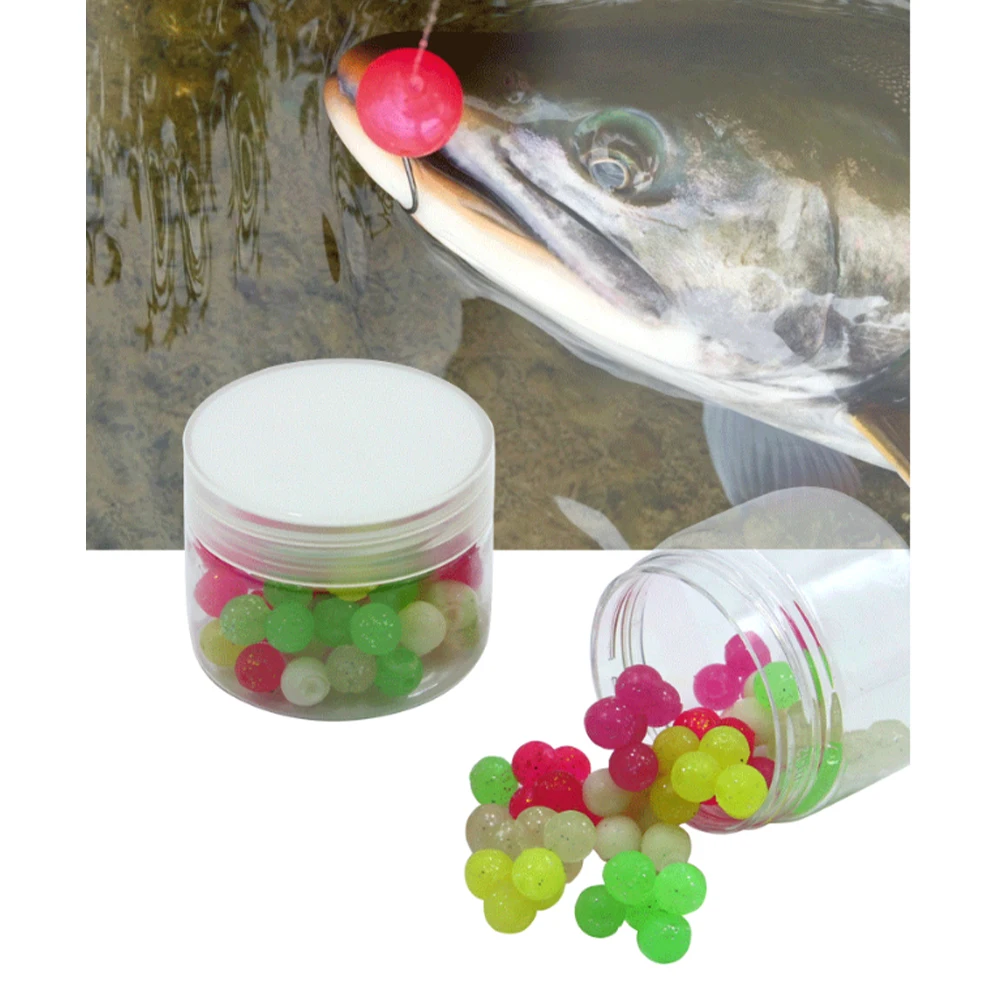 Non-Porous Beads 50*38mm Fishing Beads 120pcs Pack Lightweight 30g Lightweight 60g Effective Fishing Techniques