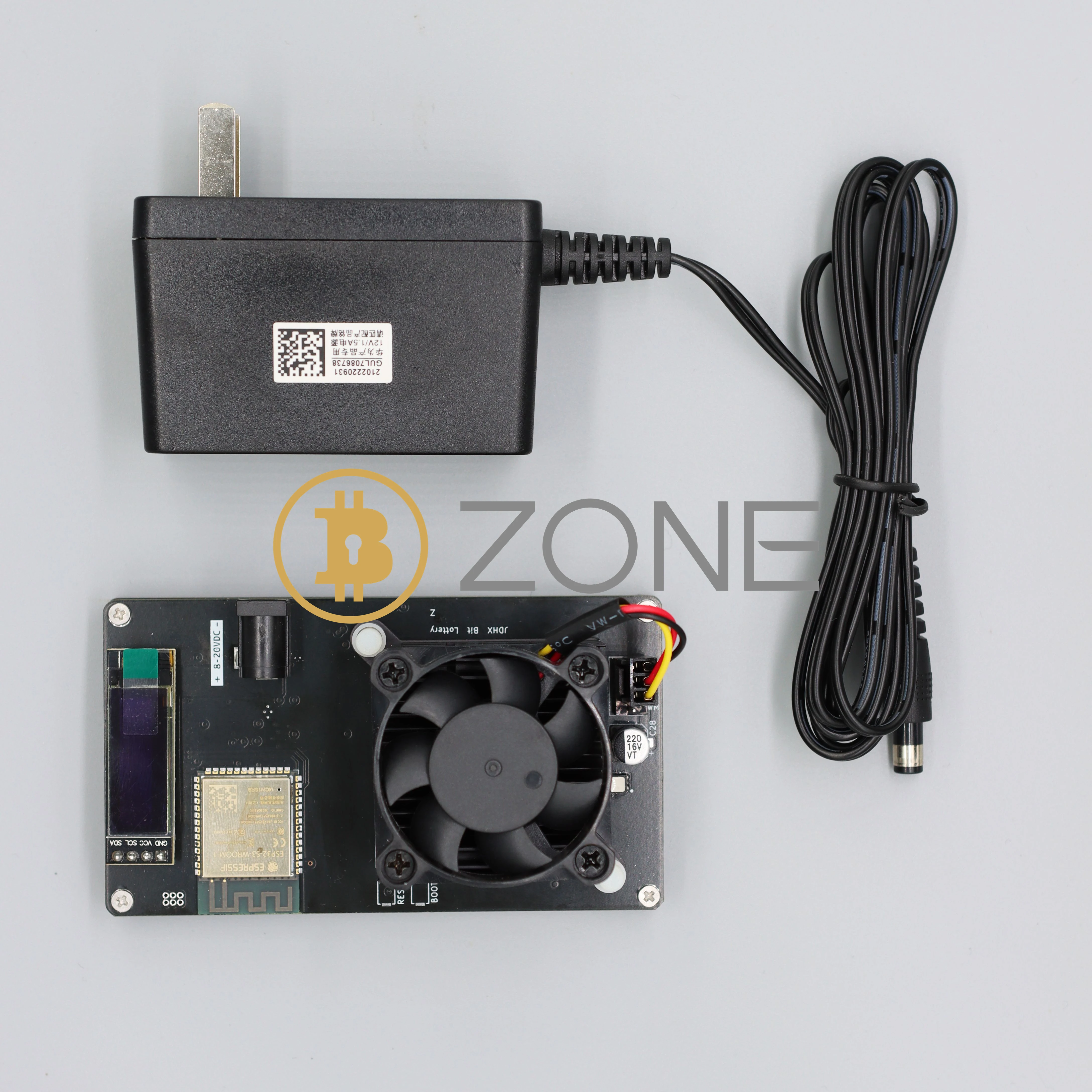 Imagem -05 - Bitaxe Faça Você Mesmo Kit Bm1397 Asic Chip Open Source Asic Bitcoin Miner com Fonte de Alimentação