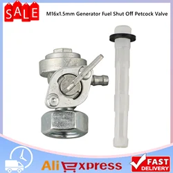 M16x1.5mm Generator Fuel Shut Off Petcock Valve Universal Fuel Valve Replacement For Predator-Honda DuroStar-Powermate