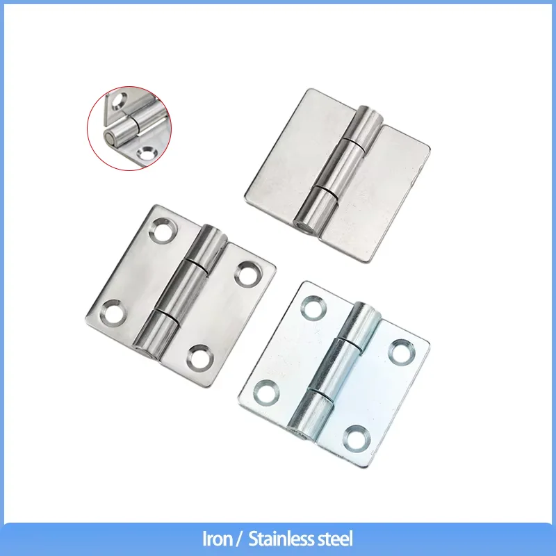 

304 Stainless Steel Or Iron Hinge Industrial Distribution Cabinet Door With Silent Folding And Thickened Flat Hinge