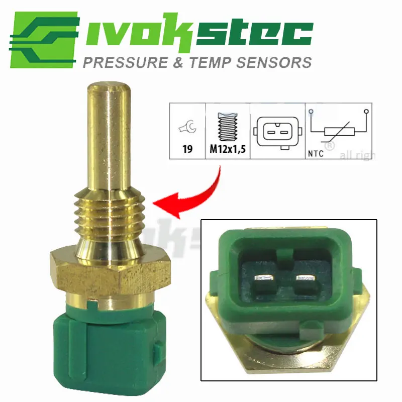 M12 X 1.5mm Coolant Temperature Sensor For Toyota Camry Corolla 1.6 16V Celica Hiace Supra 3.0 24V Land Cruiser 8942230020