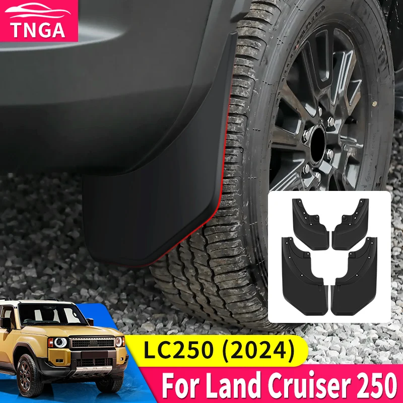 For Toyota Land Cruiser 250 2024 1958 Prado LC250 First Edition Front and Rear Wheels Mudguard,Exterior Upgraded Accessories