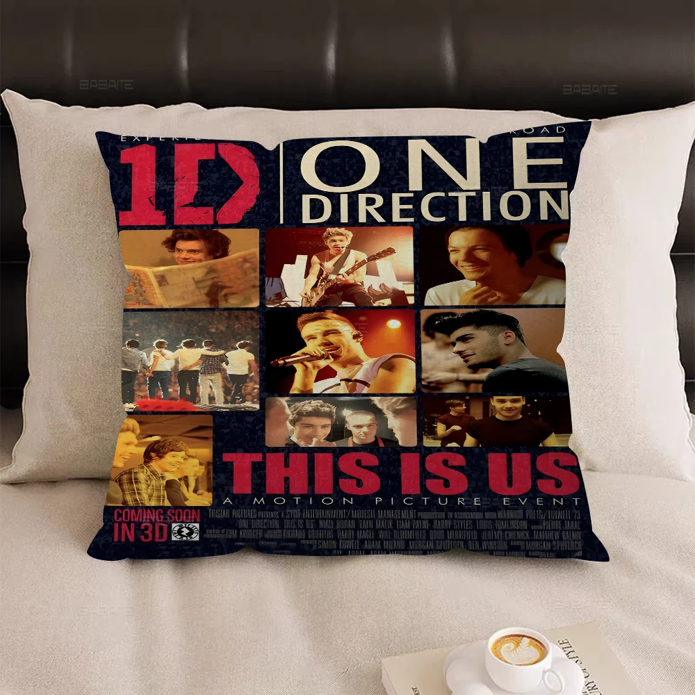 O-one Band Directions Music Pillow Cover Design Cushion Cover Decor Holiday Decorati