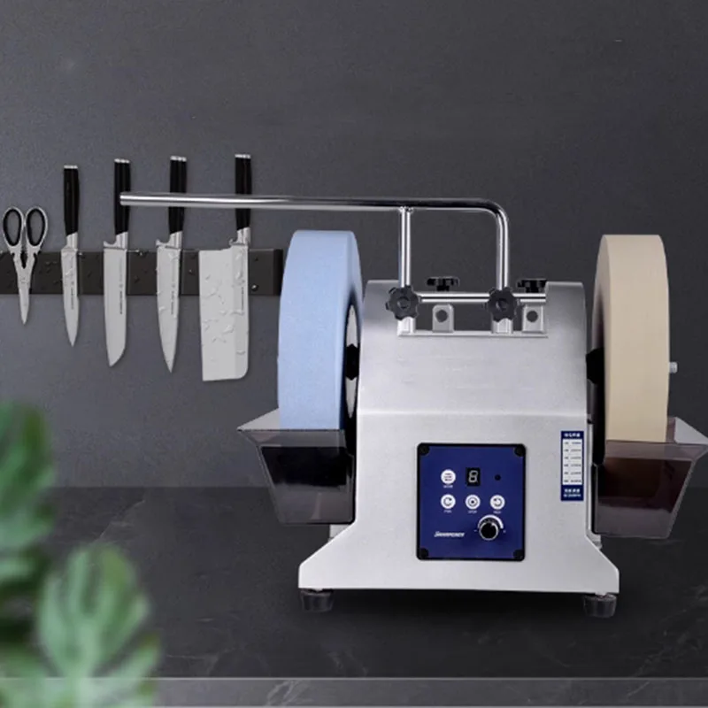 Double wheel electric grinder small household water-cooled sharpening grinder water grinder