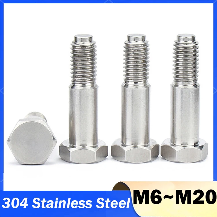 1pcs Shoulder Screw M6 M8 M10 M12 M16 M20 304 Stainless Steel Hexagon Cap Head Screws Bearing Bolt Positioned Shaft Bolts