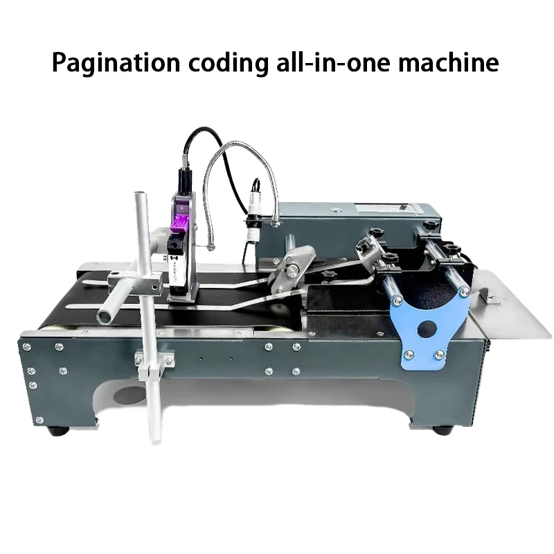 12.7MM Paging Coding Machine for Plastic Paper Bags Labels ID Cards Expiry Date Barcode Batch QR Online Thermal Inkjet Printers
