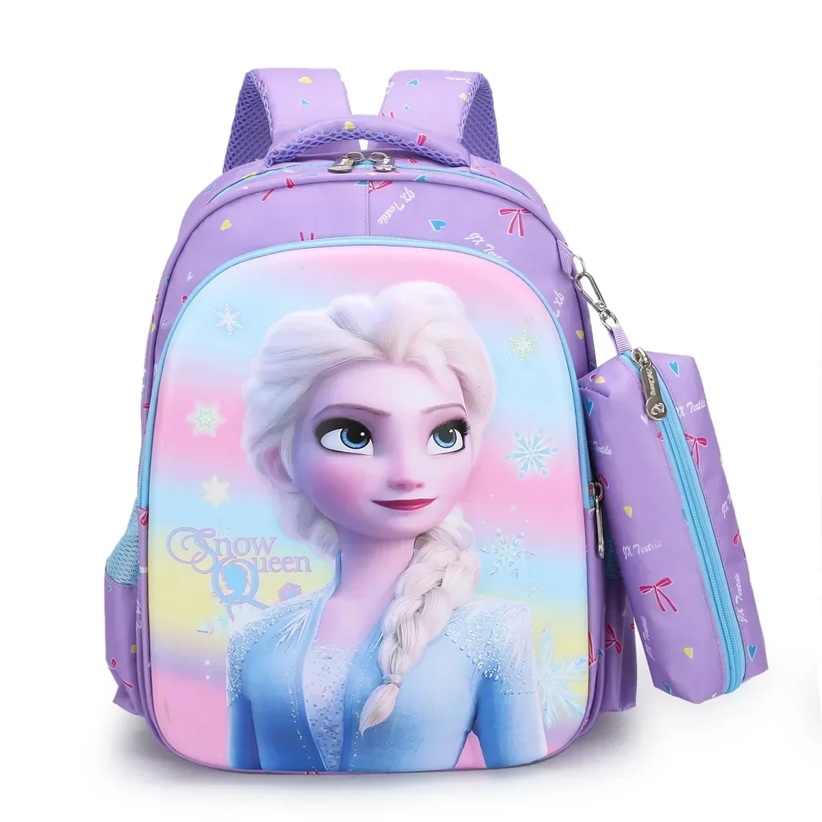 Disney Frozen Elsa New Kindergarten Schoolbag children Backpack Boys Cute Cartoon Girls Baby pencil case