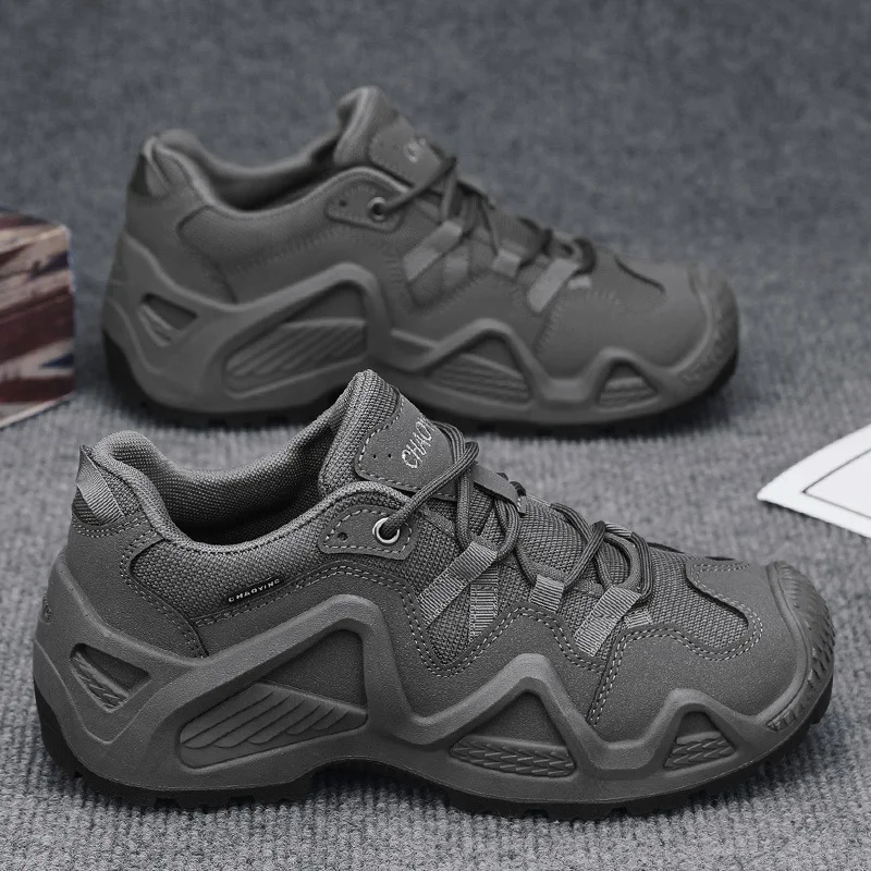 High Quality Outdoor Men Breathable Climbing Shoes Designer New Mens Camouflage Wear-resistant Damping Hiking Sneakers Versatile