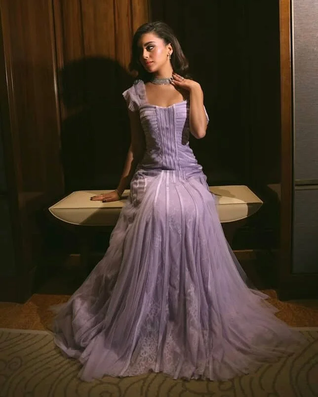 دبي أنيقة خمر تخصيص مناسبة رسمية ألف خط فساتين حفلة موسيقية رومانسية مساء رداء حفلات Festas المناسبات #2