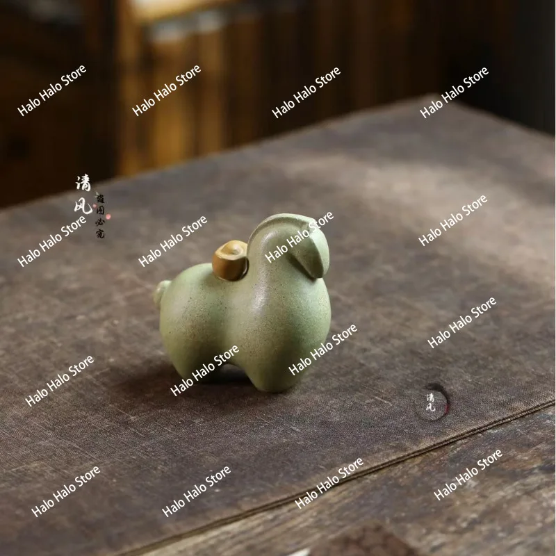 Zisha [Money Now] Tea Pet Yuan BMW Boutique Can Raise Zodiac Horse Tea Play Lucky Tangma Ornament