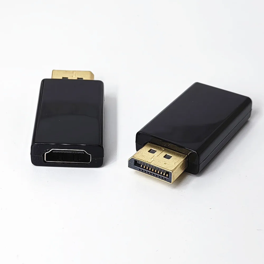 DP DisplayPort to HDMI-compatible Display Port Male Female Converter Cable Adapter Video Audio Connector for HDTV PC