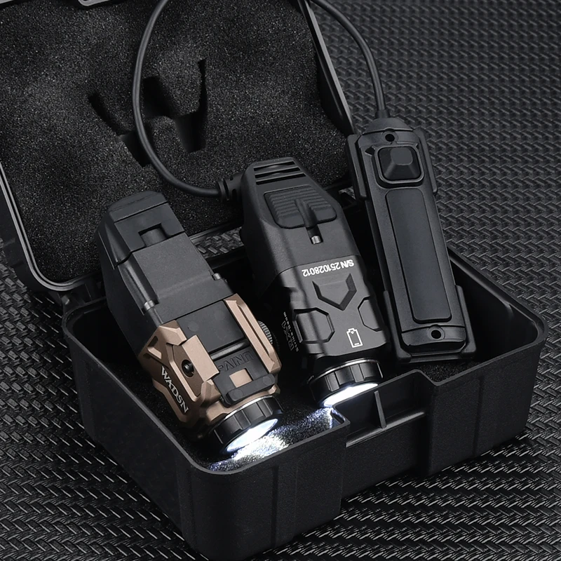 

Тактический фонарь WADSN PX1 высокой мощности для страйкбола и охоты, 800 люмен, совместим с 20-мм планкой Picatinny и пистолетной планкой