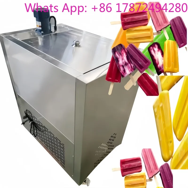 

2 Mold Ice Cream Machine Popsicle Stick Making Machine