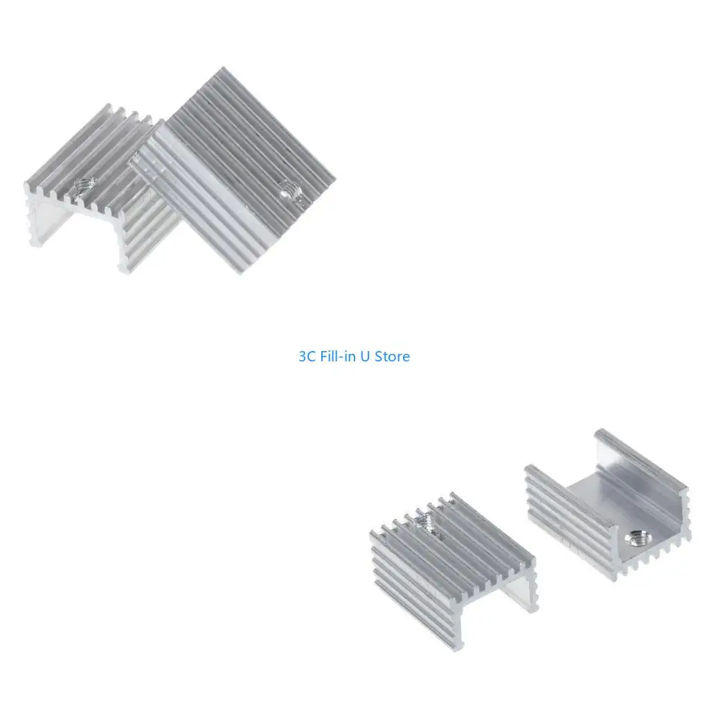 G8TA 10 قطعة TO220 مبرد تبريد المبرد الألومنيوم TO-220 غرفة التبريد إلى 220 بالوعة الحرارة #1