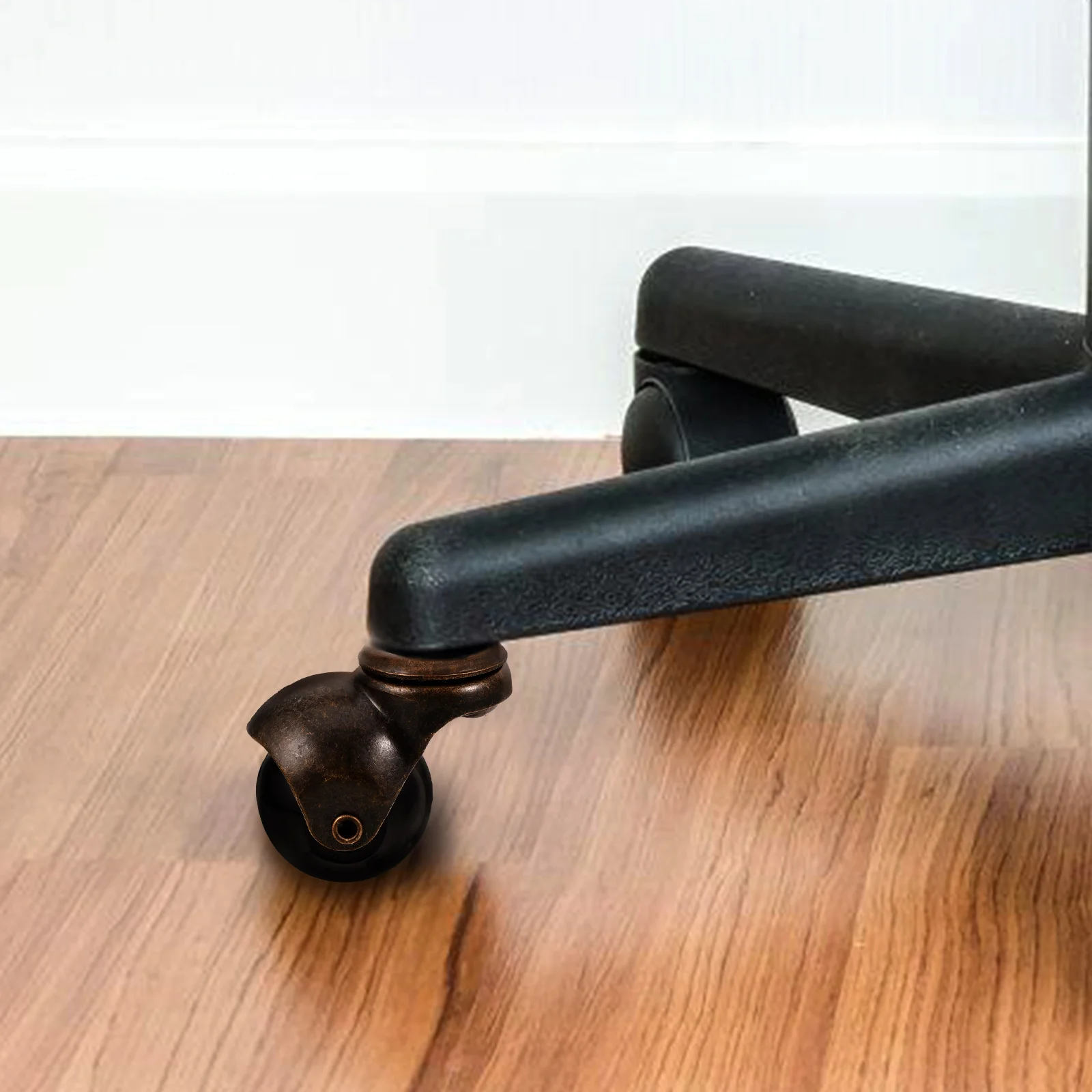 4 Pcs 1 5 Inch Threaded Rod PP Casters Swivel Furniture Wheels for Sofa Display Rack Handcart Replacement Office