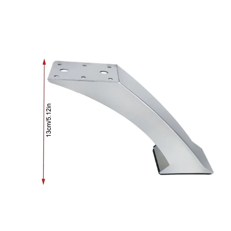 4pcs DIY Replacement Sofa Feet Metal Legs Furniture Metal Furniture Legs Bookcase Dresser Cupboard Table Cabinet Legs