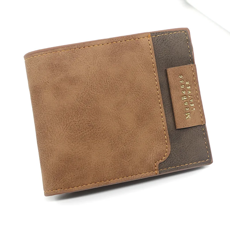 Nieuwe Heren Portefeuilles Kleine Korte Kaarthouder Rits Mannelijke Portemonnees Klassieke Broekzak Fotohouder Heren Portemonnee Geldclips