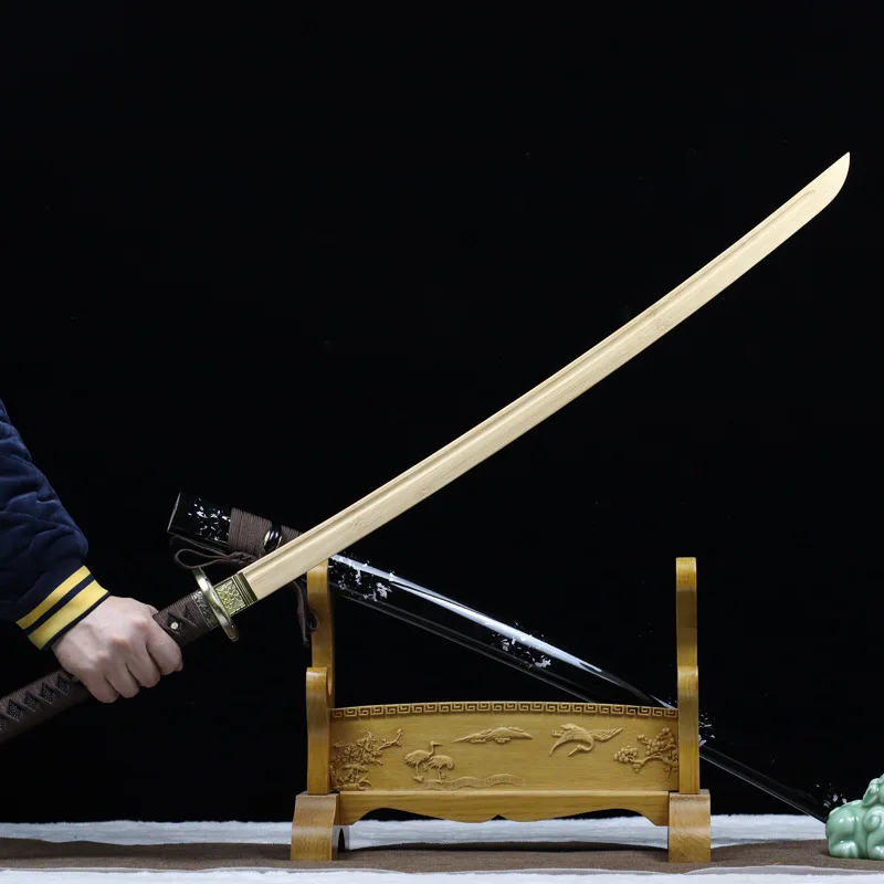 Wooden Sword Long Samurai Made of Alpine Bamboo