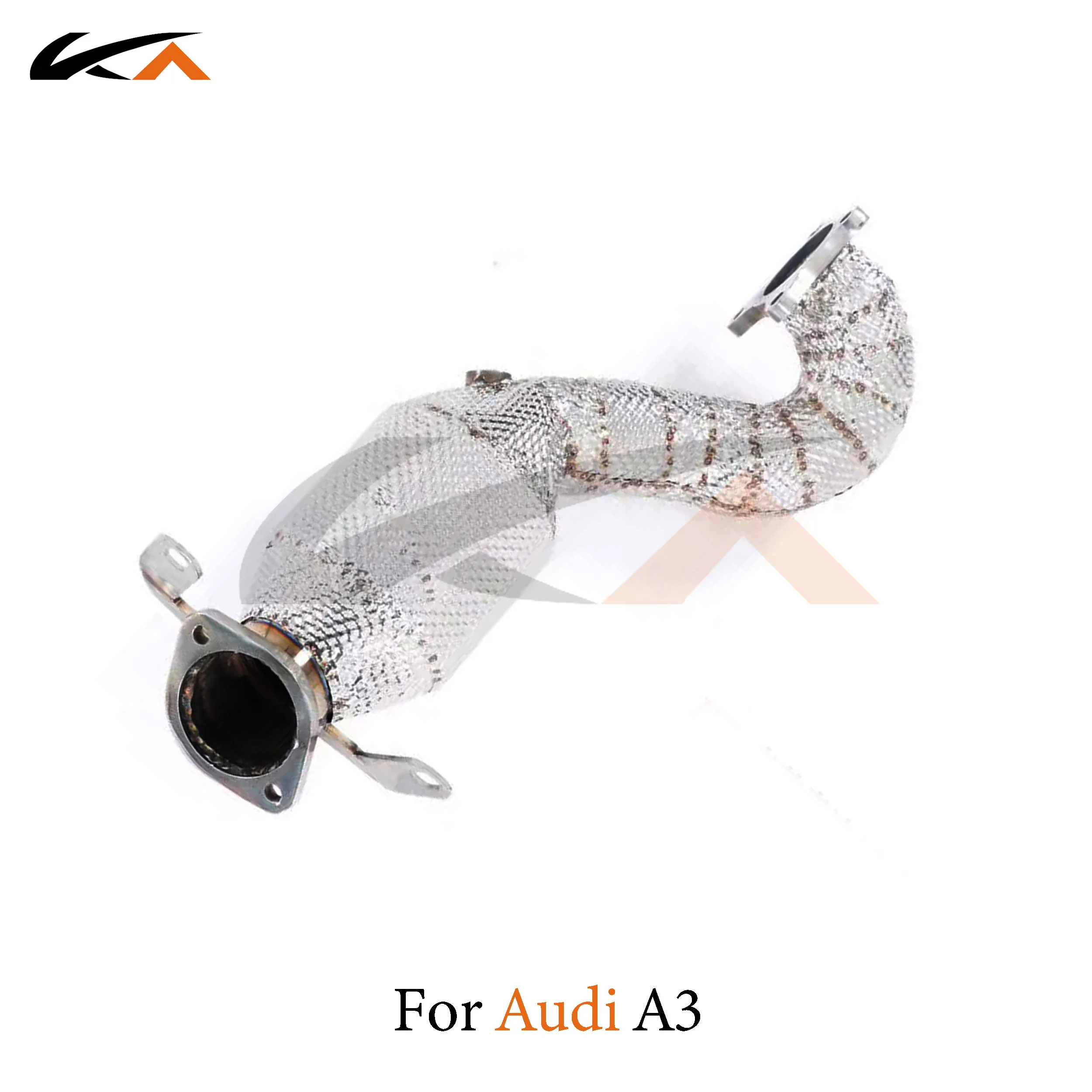 KA Tuning exhaust system header stainless downpipe for Audi A3 1.4T axle pipe performance catalysis heat shield