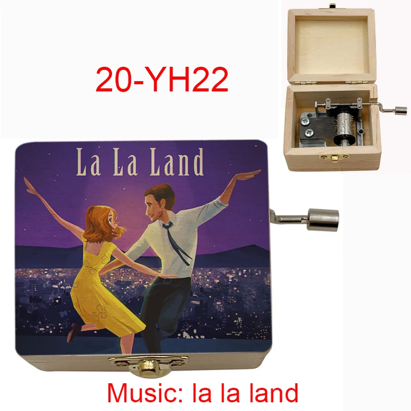 Movie print musik thema la la land Musik Box Geburtstag Geschenk Für Weihnachten valentinstag besondere geschenke für liebhaber kinder kinder