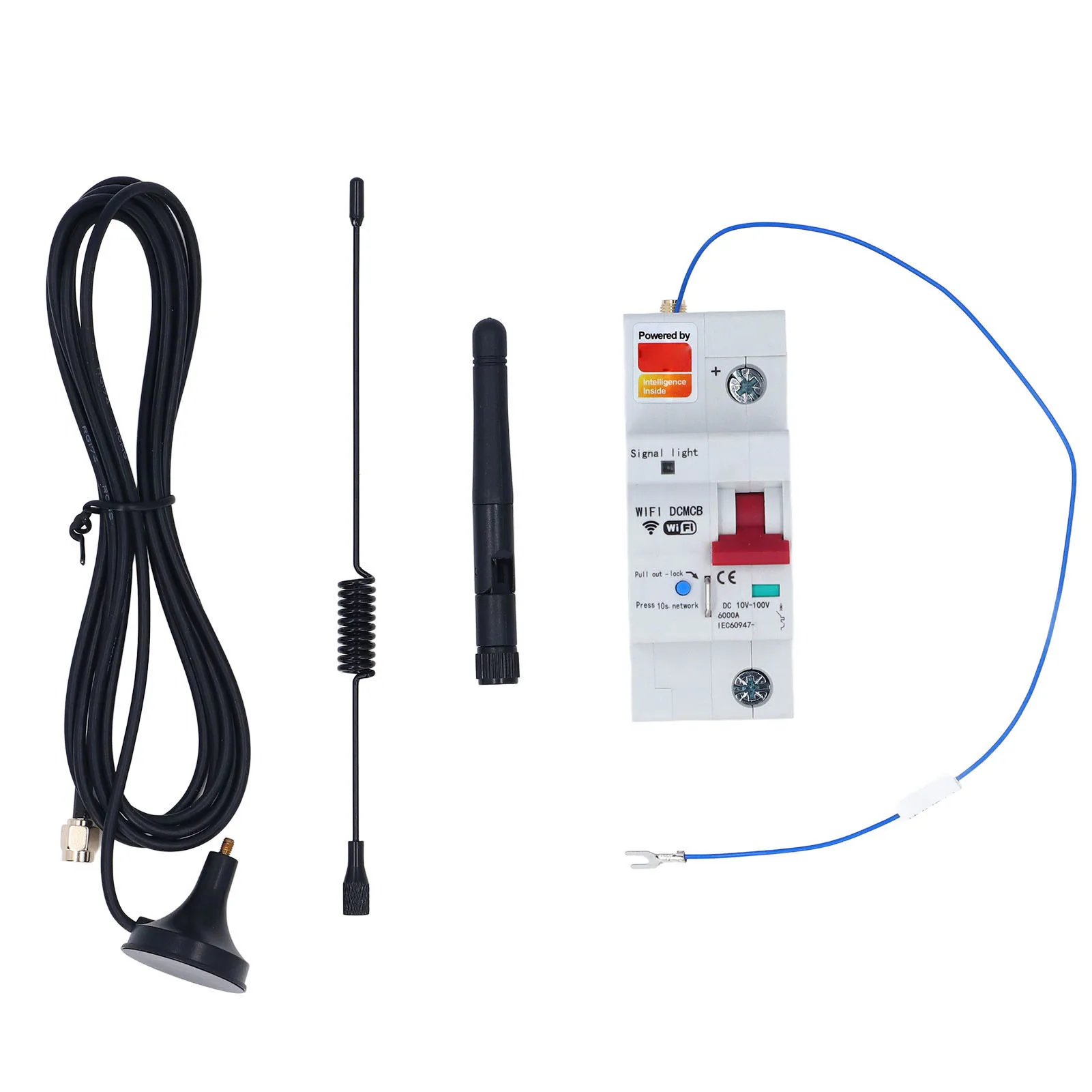 

Умный выключатель с Wi-Fi, а, дистанционное управление через приложение, поддержка голосового управления, умный воздушный выключатель постоянного тока с блокировкой безопасности