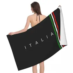 イタリア国旗ビーチバスタオルマイクロファイバーitalqatterトラベリングスイミングキャンプタオル