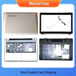 MEIARROW            New/Orig For Lenovo IdeaPad Z580 Z585 LCD back cover / LCD bezel /Upper Cover Touchpad /Bottom case,White