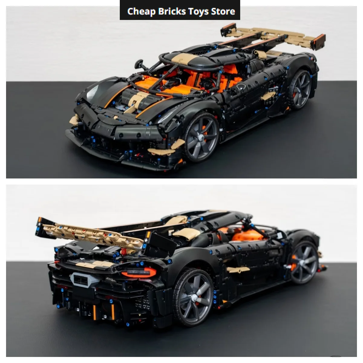 S S 2026 4104 pièces Voiture de course V8 Supercar Hypercar Modèle Véhicules techniques Blocs de construction Jouets les moins chers Cadeau pour adultes Décoration intérieure