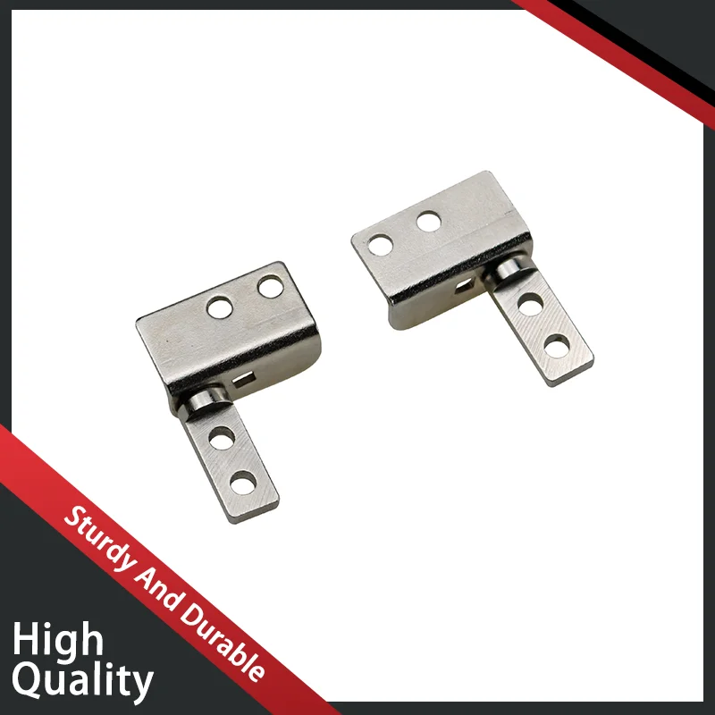 (2 Pairs) Left And Right L-Shaped Arbitrary Small Gear Damping Hinge Torsion Axis Electronic Instrument Equipment