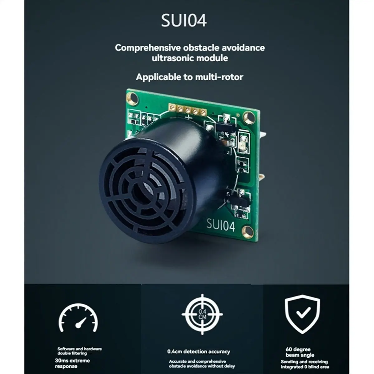 AB53 SUI04 Ultrasonic Sensor Obstacle Avoidance Module for Radiolink PIX RC Multi-Copter Accessories
