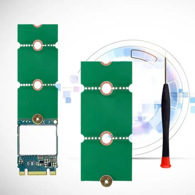 Ngff M.2 Ssd Adapter Kaart 2242 Naar 2280 2230 Om Te 2280 Overdracht Kaart Adapter Uitbreidingsrek Riser Kaart Omzetten Kaart