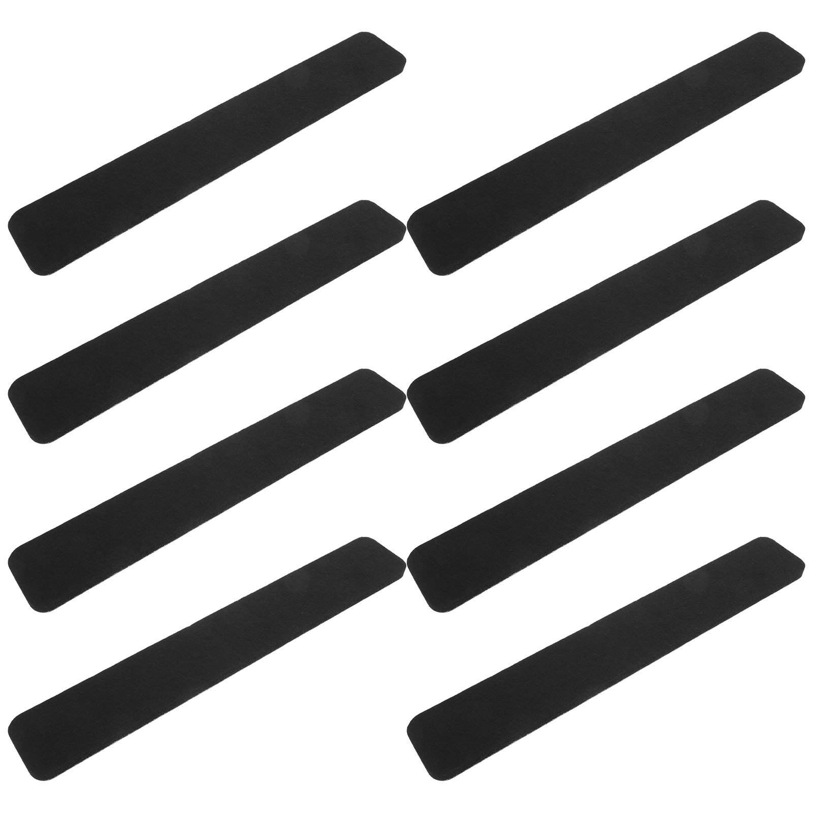 8Pcs Bulletin Board Strips Felt Wall Mounted Message Board for Notes Photos Schedules Memo Bar Strip Home Office Classroom Decor