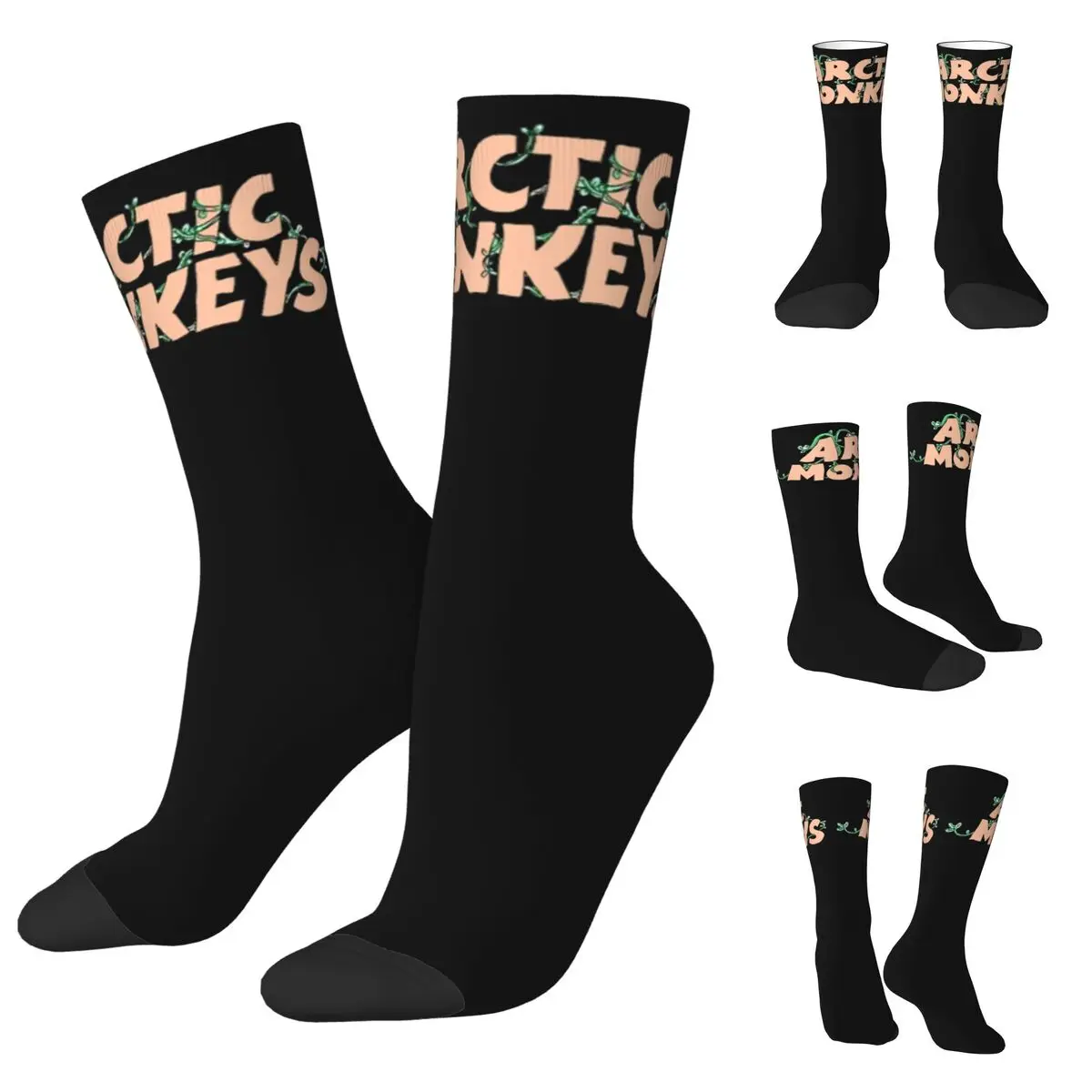 

Arctic Monkeys Inspired cosy Unisex Socks,Hiking Happy 3D printing Socks,Street Style Crazy Sock