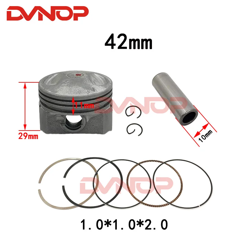 42mm Scooter Cylinder for SYM MIO50 Fiddle 2 Jet 4 Allo Cello 50cc Awa XS1P37QMA QJ50QT-18D12100-AMA-000 4-stroke engine part