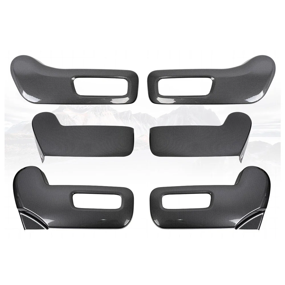 For GWM Haval H10 2026 Carbon Fiber Pattern Seat Side Adjustment Panel Cover Anti Scratch Protective Cover Interior Modification