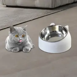 comedero elevado de acero inoxidable antideslizante perros y gatos
