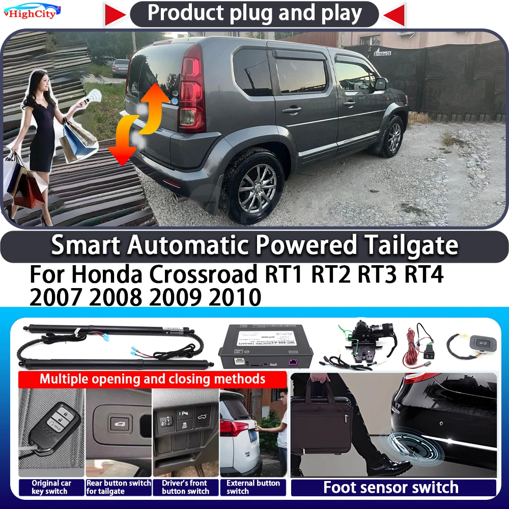 

For Honda Crossroad RT1 RT2 RT3 RT4 2007 2008 2009 2010 Smart Automatic Powered Tailgate Key Trunk Close Electric Power Tailgate