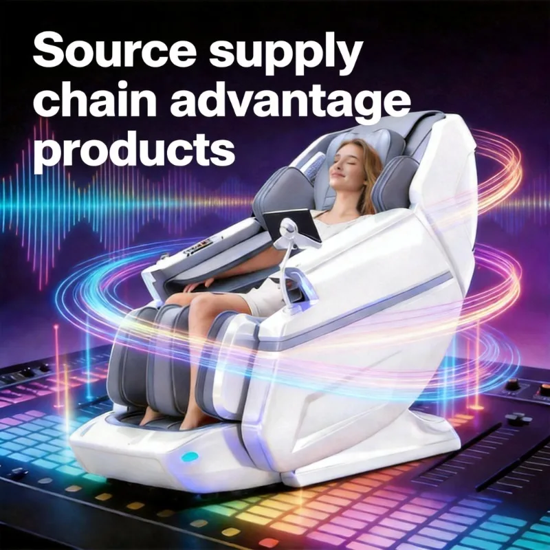 2026 Thai Stretching Automatic Massager Zero Gravity Recliner Full Body Sonic Waves Massage Chair