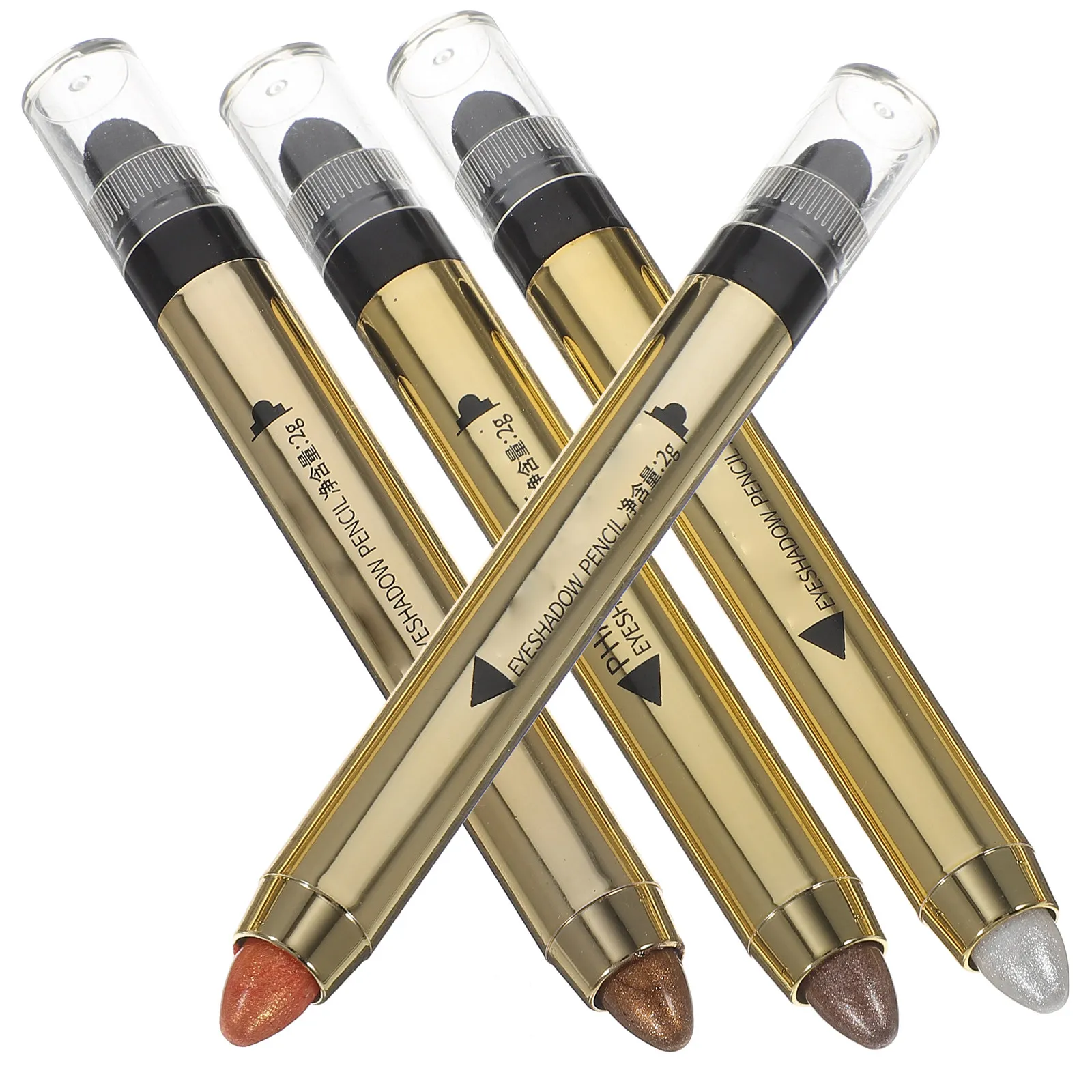 4Pcs Eyeshadow Pen Set Creamy Smooth Highly Pigmented Eyeshadow Pencil for Beginners Professionals Eye Shadow Makeup Cosmetics