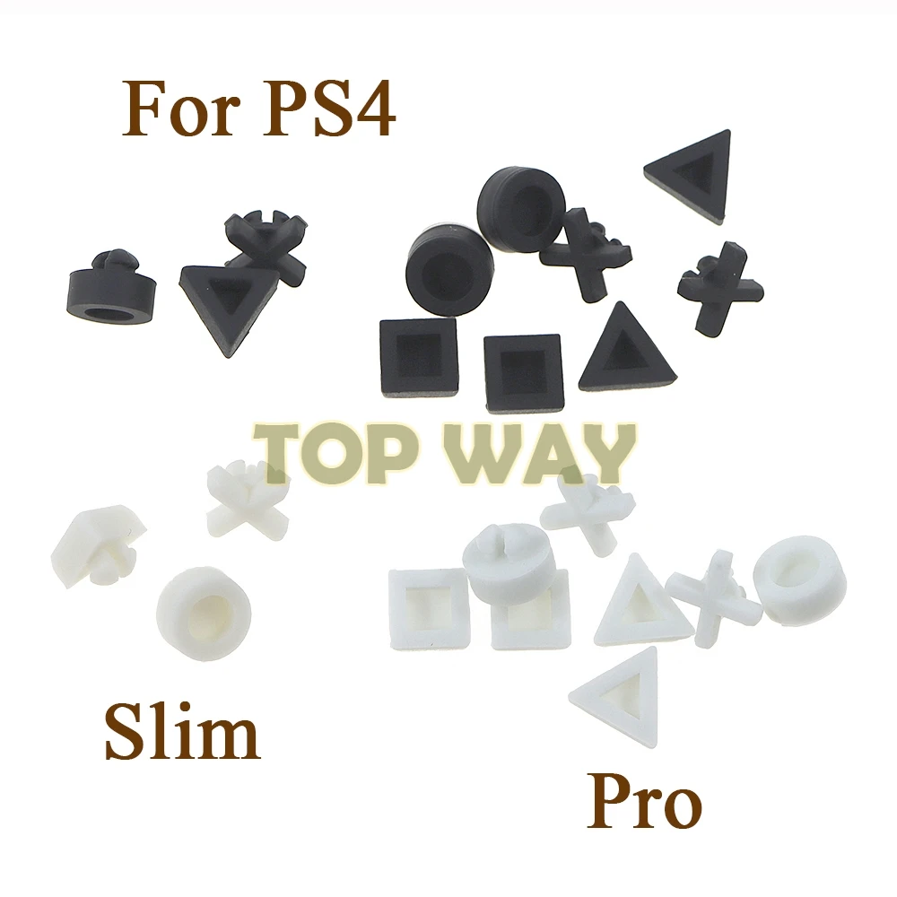 

2sets For Sony PS4 Pro Console Housing Case Rubber Feet Cover Silicone Bottom Rubber Feet Pads Cover Cap For PS4 Slim