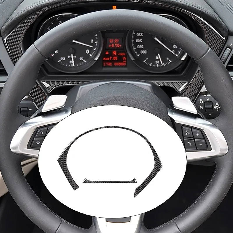 

Carbon Fiber Stickers Car Dashboard Speedometer Panel Frame Trim Strips For BMW Z4 E89 2009-2016 LHD RHD Interior Accessories