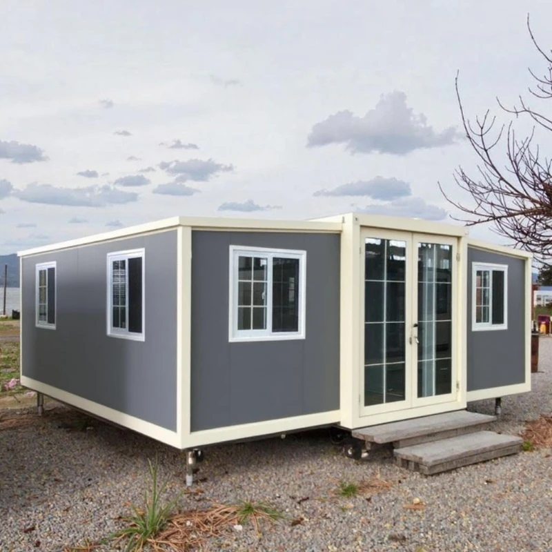 

Luxury Folding Container House Modular Prefabricated House Folding Flat Pack Prefab Mobile Tiny Home Sheds Storage Garden Rooms