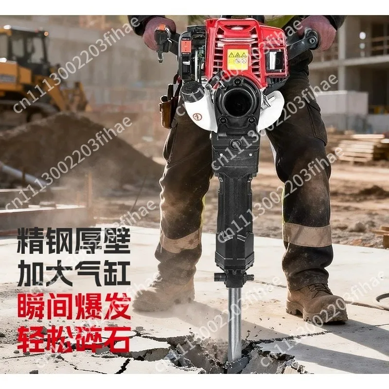 Multifunctional digging root machine, tree transplanting machine, tree planting shovel rock drilling machine
