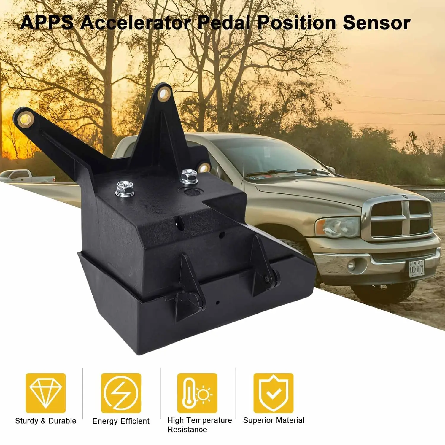 

Accelerator Pedal Position Sensor for Dodge Ram 1500 2500 3500 5.7 V8 5.9 I6 2003-2004 APPS 53032455AD 53032456AC 53032456AE