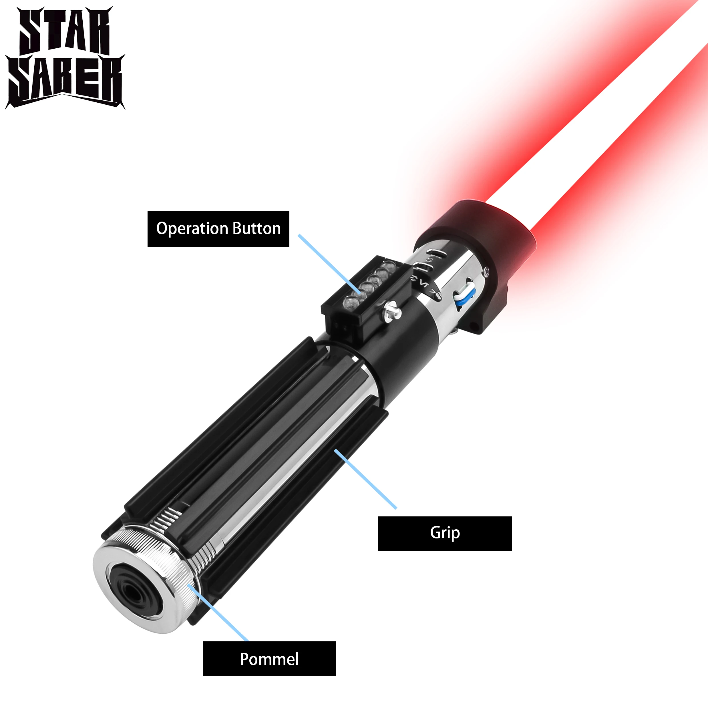 STARSABER Darth Vader EP5 Lightsaber Neopixel Smooth Swing Laser Sword Metal Hilt Jedi sword Cosplay Gift Darth Vader Replica